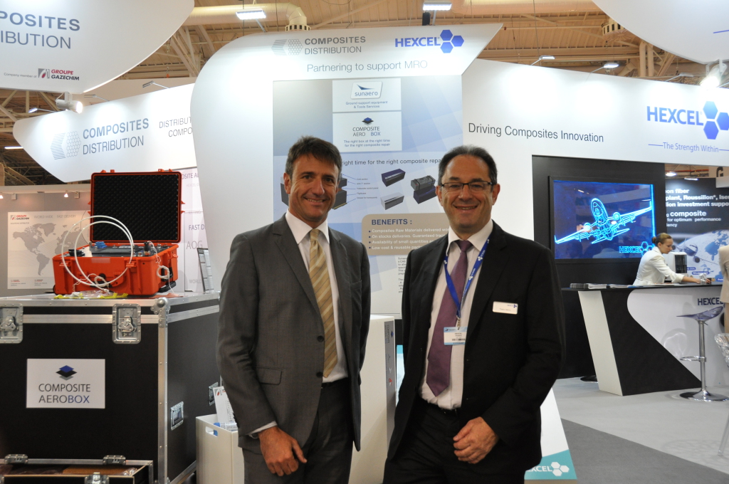 Jean-Marc Libes (Composites General Manager at Groupe Gazechim) & Thierry Merlot (‎VP and General Manager, Europe/Asia-Pacific at Hexcel)