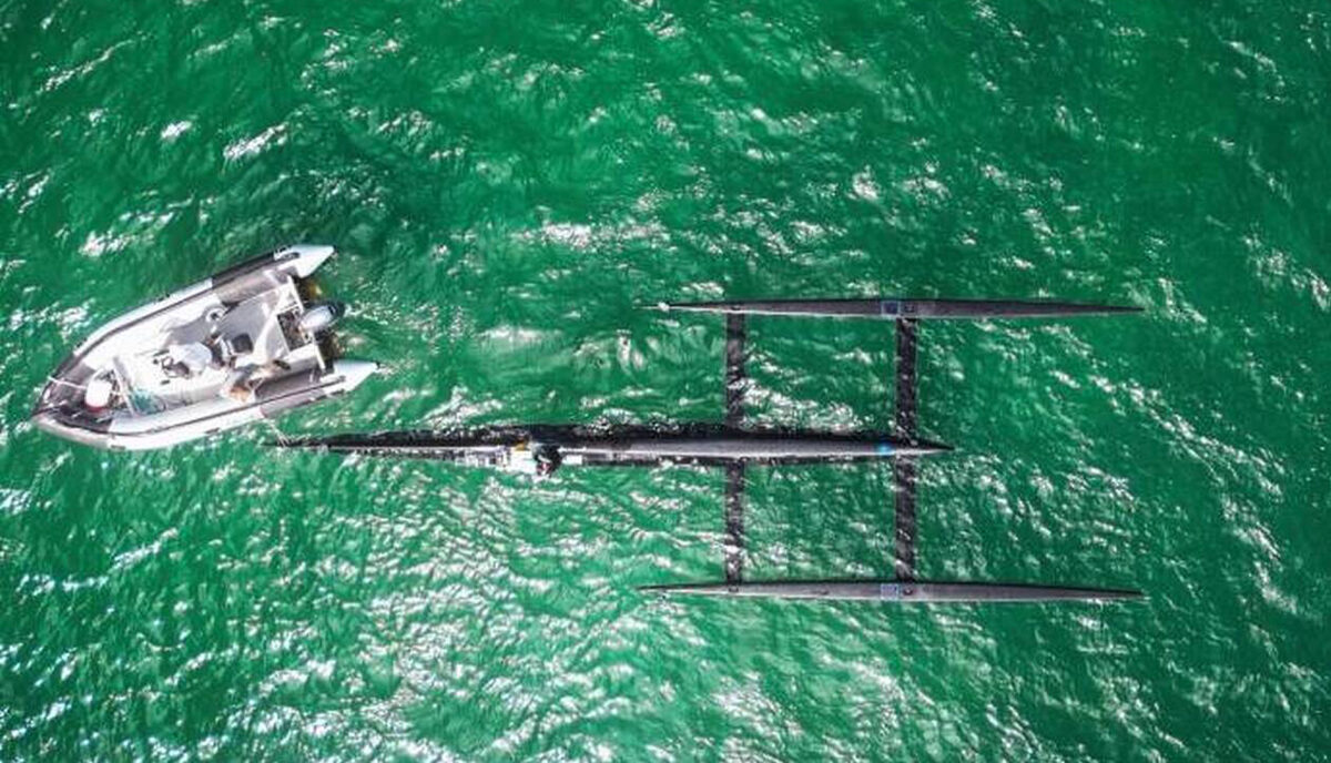 Le cheval métallique sur la Seine lors des Jeux Olympiques